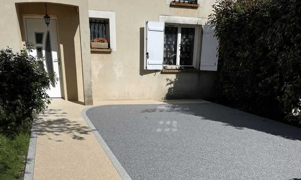 sol résine carrossable