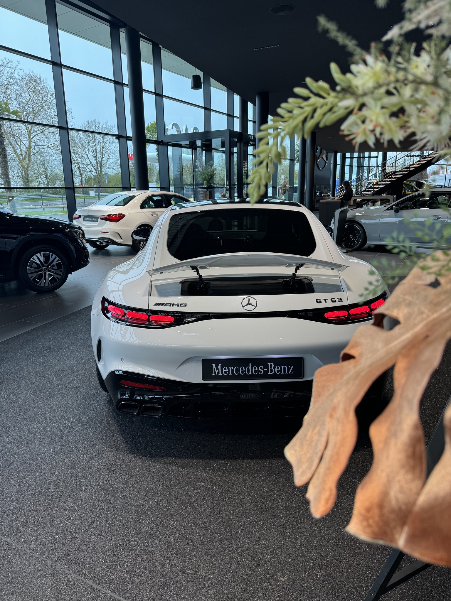 Showroom Mercedes moquette de pierre